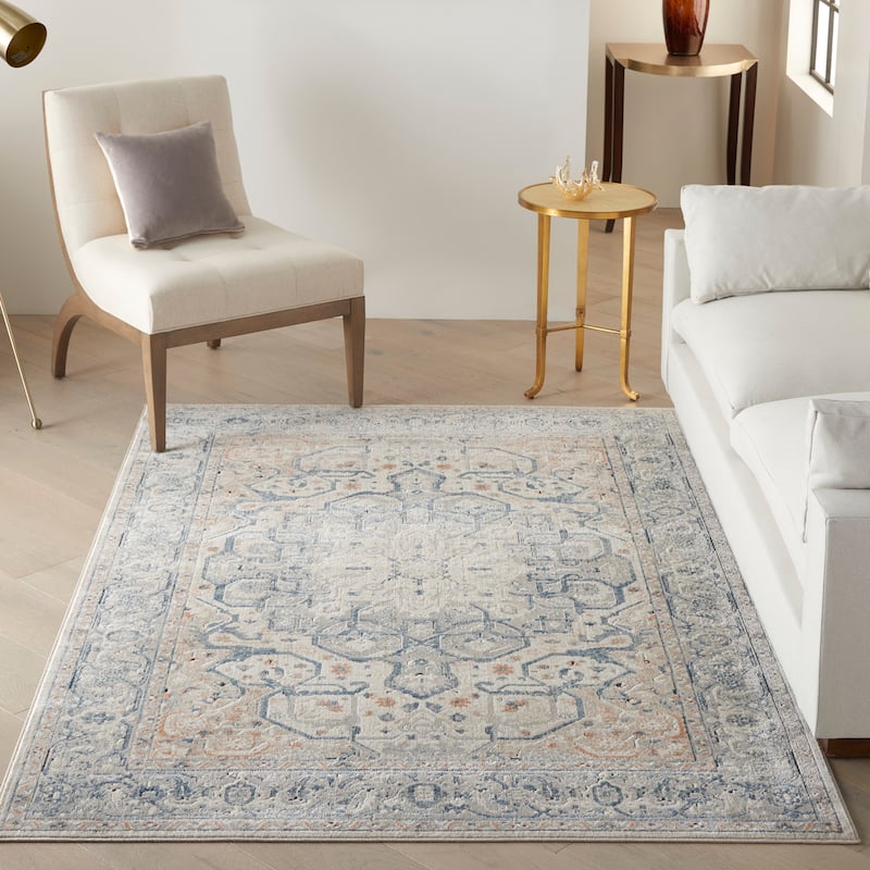 Malta Vintage Bordered Area Rug