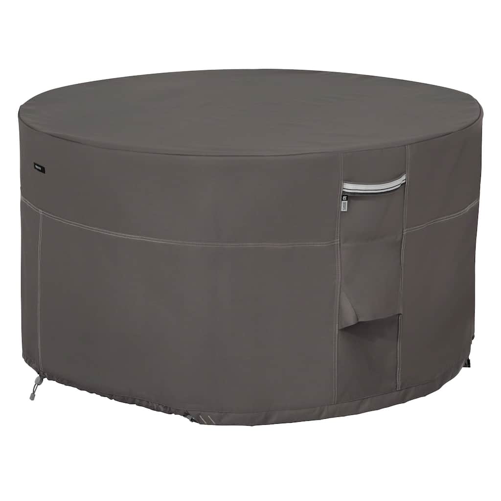 Classic Accessories Ravenna Water-Resistant 42 Inch Round Fire Pit Table Cover
