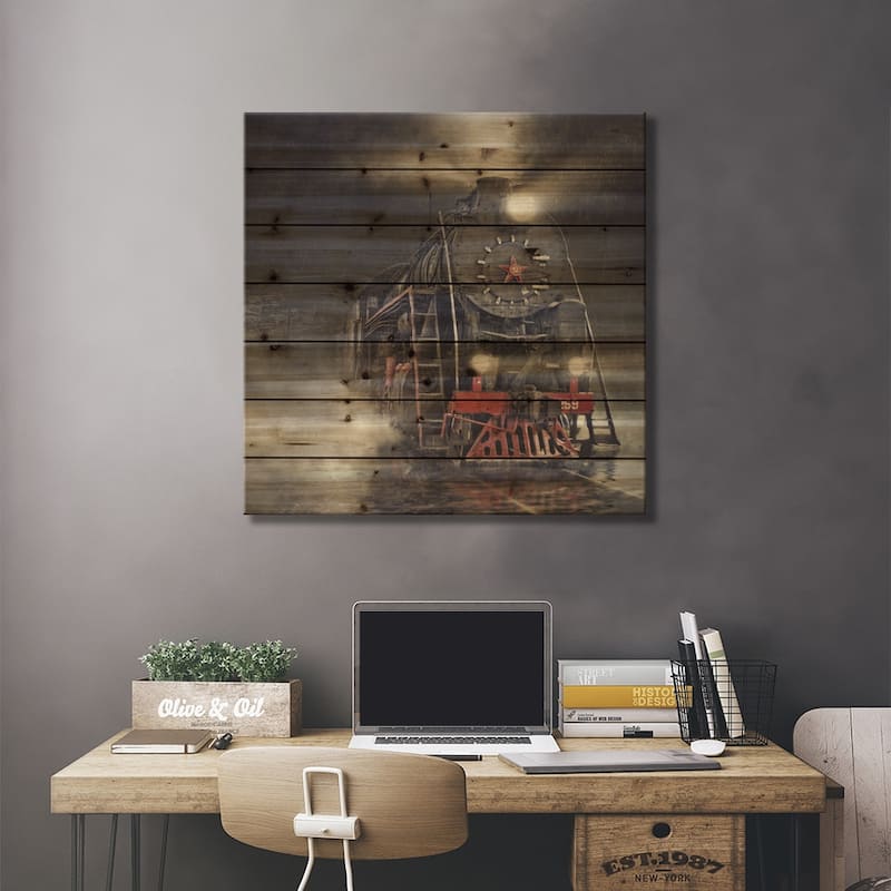 Beyond Express Print On Wood by Dmitry Laudin - Multi-Color