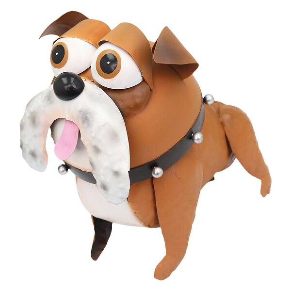 Shop A Perry Dog Bobble Head Garden Statues Outdoor Animal Bobblehead Sculpture Yard Art Hand Painted On Sale Overstock 30859999