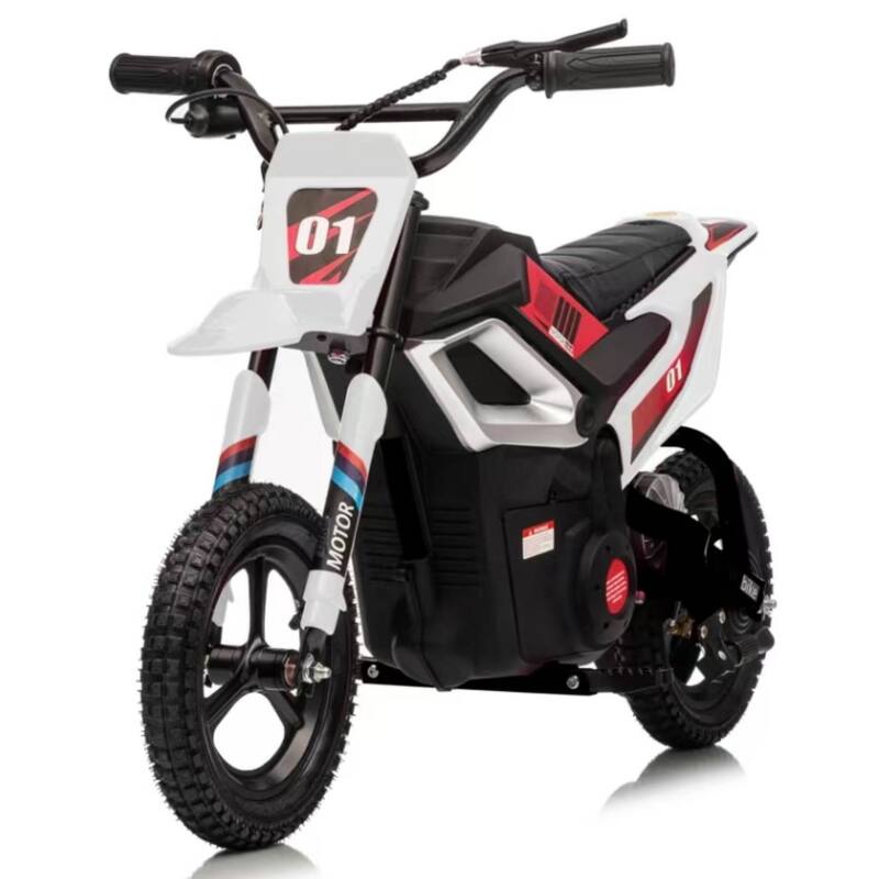 24v Ride on Motorcycle Toy for Kids Best Gift - White