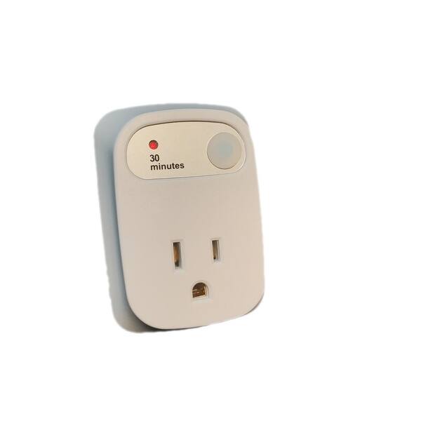 Simple Touch Auto ShutOff Power Outlet 30 Minute for Curling Iron