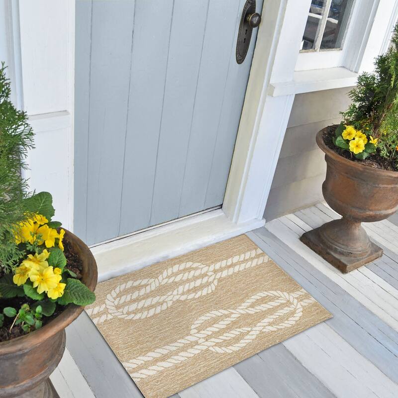 Liora Manne Capri Ropes Indoor/Outdoor Rug - 2' x 3' - Natural