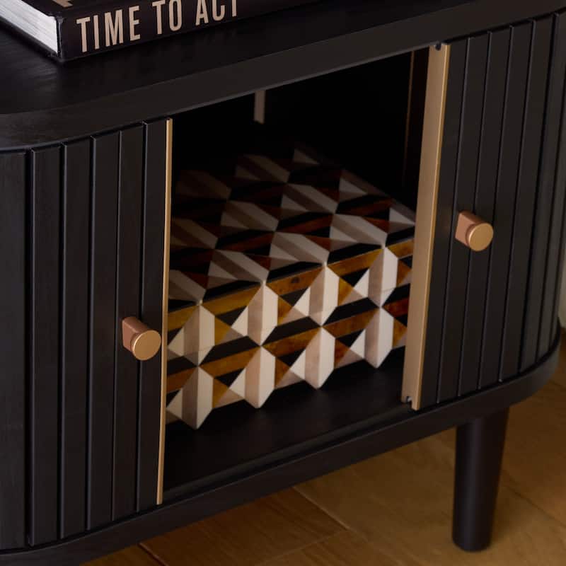 SAFAVIEH Home Tameka Nightstand With Hutch