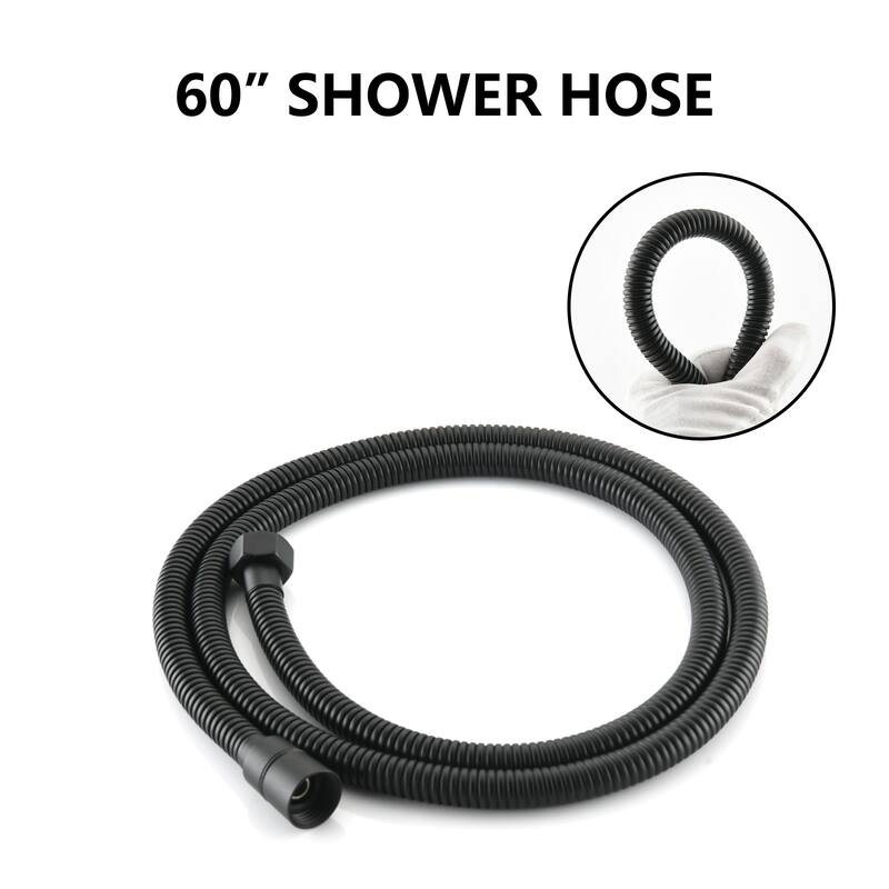Proox 5 Inch Shower Rainfall Faucet with Hand Shower System Valve Included