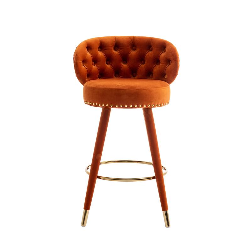 Counter Height Bar Stools with a fixed height of 360 degrees Set of 2