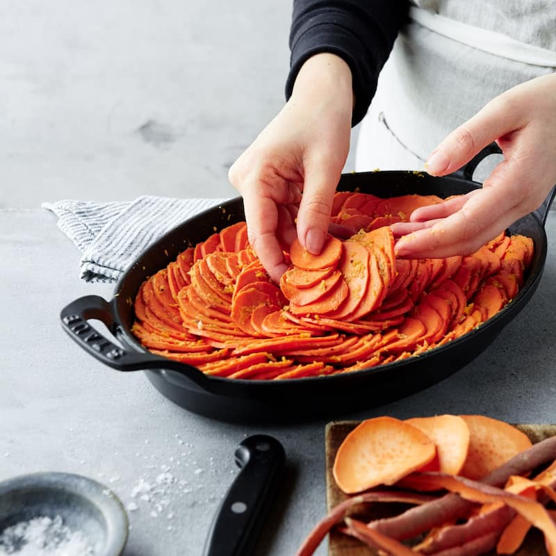 STAUB Cast Iron 14.5-inch X 11.2-inch Oval Baking Dish