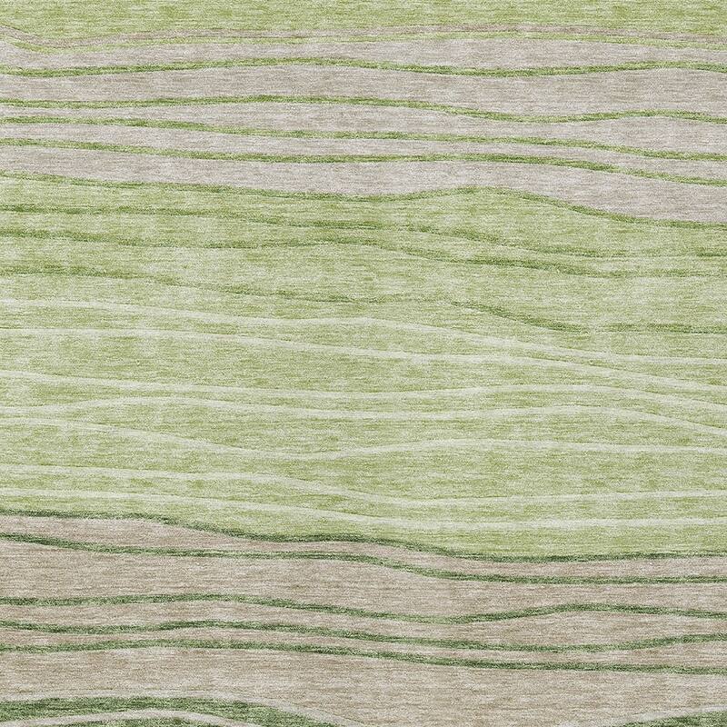 HomeRoots Striped Transitional Rectangle Outdoor Rug