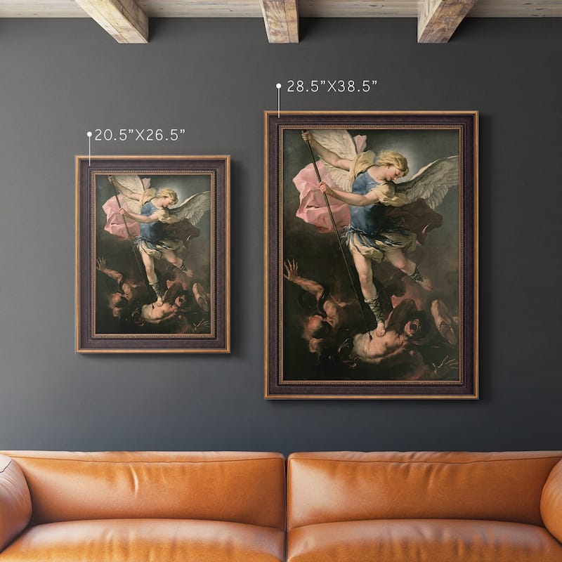 St. Michael Premium Framed Canvas- Ready to Hang