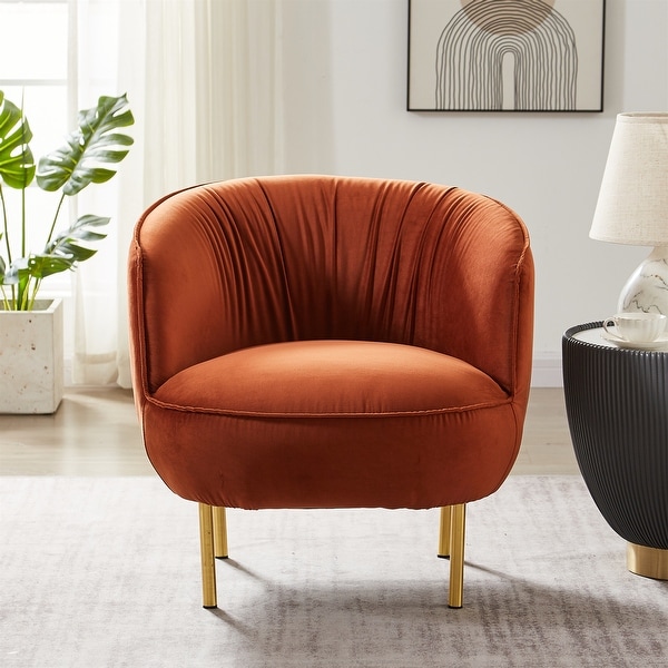 Living Room Accent Chairs Cozy Armchair with Metal Legs Bed Bath