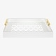 Kate and Laurel Caspen Rectangle Decorative Tray - 12.25x16.5 - Thumbnail 2