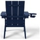 preview thumbnail 48 of 68, Shoreside Kids Outdoor Poly Adirondack Chair with Cup Holder (Set of 2)