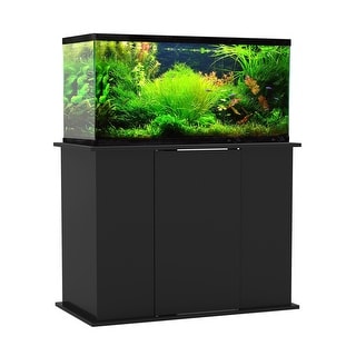 65 gallon fish tank accessories Aquarium Decorations Set, Decor with Artificial Plants and Resin Ornaments, Betta Fish Tank for Small Tanks, Soft Safe Plastic Plants with Hideout Cave Dcor(Ornaments set #2) TitanEze is the only fully knock Aquatic Fundamentals 50/65 Gallon Black
