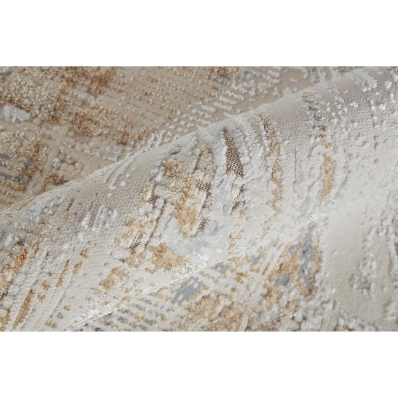 Grand Bazaar Corben Machine Made Abstract Transitional Area Rug