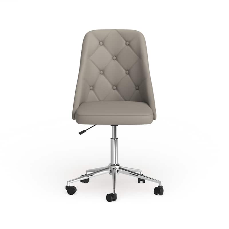 Carson Carrington Ockelbo Button-tufted Office Chair with Faux Leather - N/A