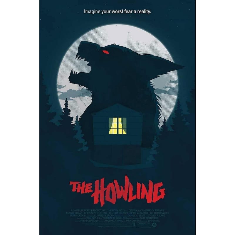 The Howling Movie Scrore Art Poster - 24 x 36 Inch