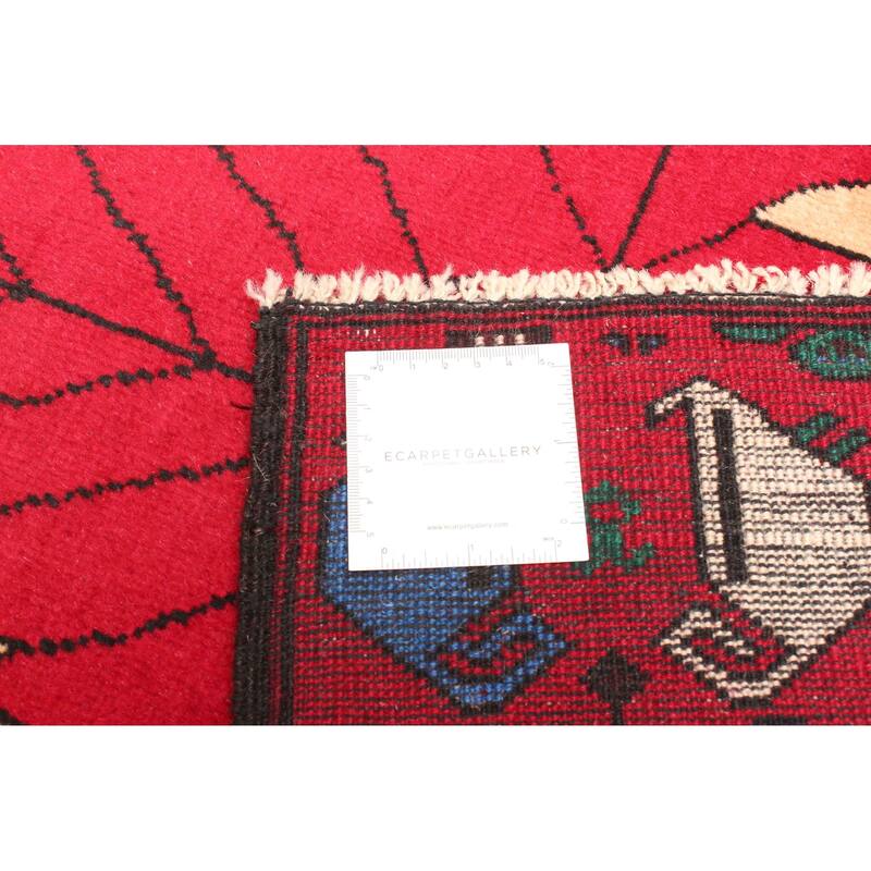 ECARPETGALLERY Hand-knotted Teimani Light Orange Wool Rug - 2'9 x 4'8