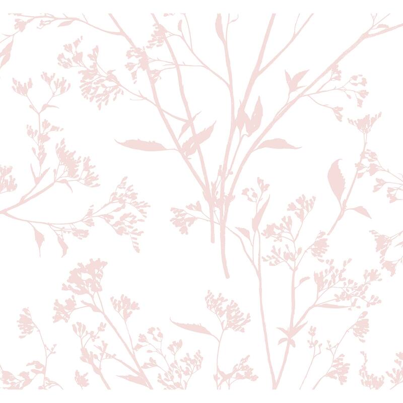 A-Street Prints Southport Blush Delicate Branches Wallpaper