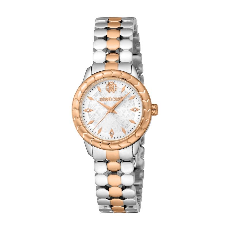 Roberto Cavalli Women RC5L097M0065 Quartz Watch - Two-Tone