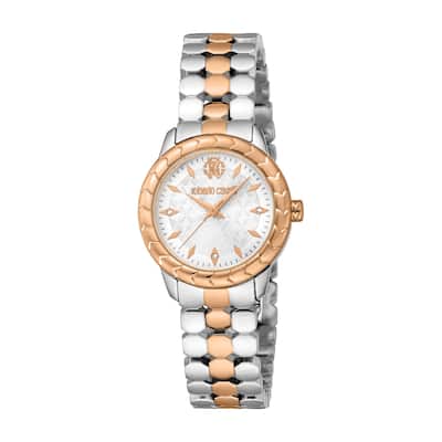 Roberto Cavalli Women RC5L097M0065 Quartz Watch - Two-Tone