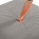 preview thumbnail 16 of 51, Modern Square Corduroy Upholstered Ottoman With Wood Leg