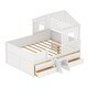 preview thumbnail 12 of 12, Full Size House Low Loft Bed
