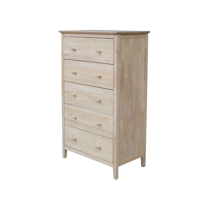 International Concepts Solid Wood Bedroom Dresser