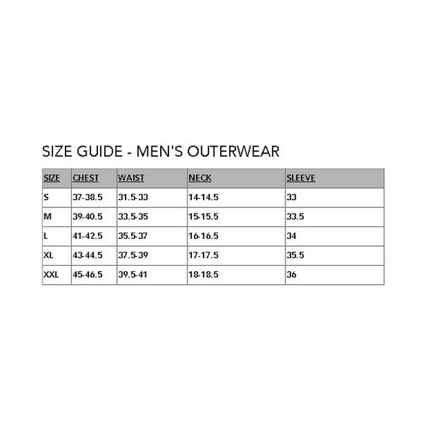 size 38 in us mens jacket