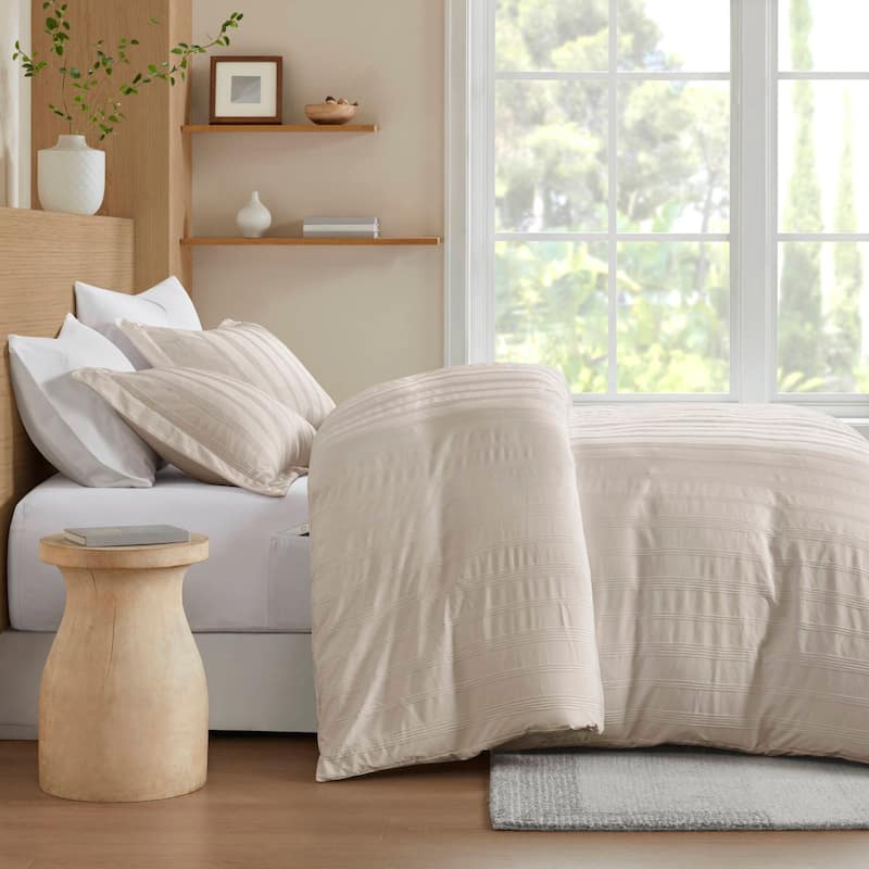 Chelsea Square Logan Woven Striped Duvet Set
