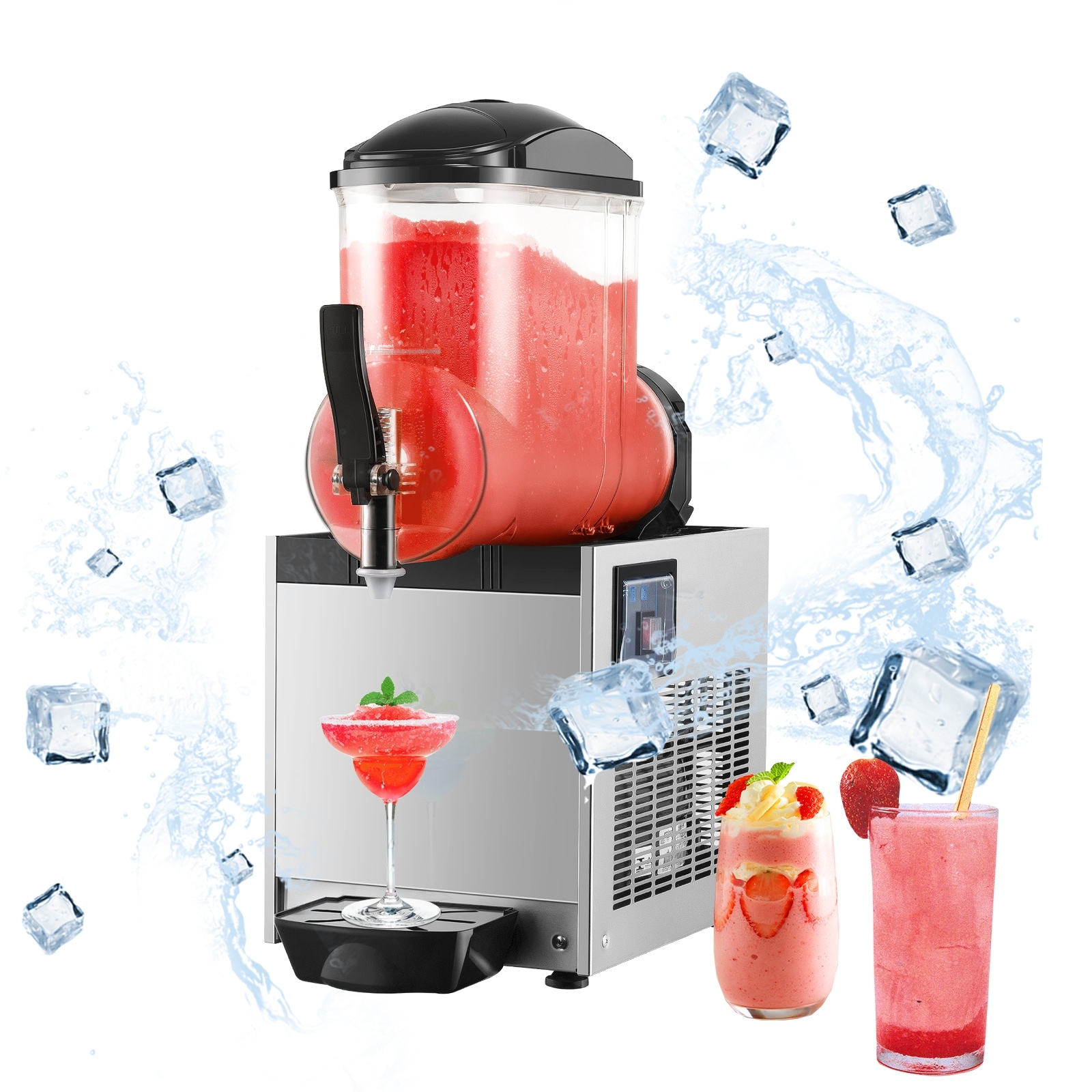 Commercial Slushy Machine 12L 3.2 Gallons Stainless Steel Margarita Smoothie Frozen Drink Maker Slushy Machine 12L Bed Bath Beyond 40335882