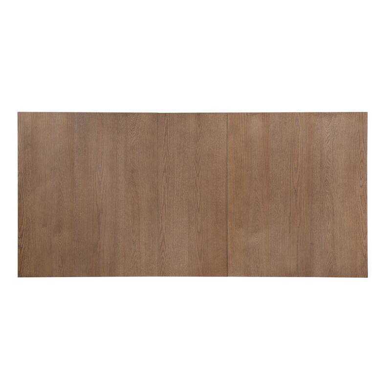 Christopher Knight Home - Rustic Extendable Dining Table with Rubberwood X-Frame Base and Extension Leaf