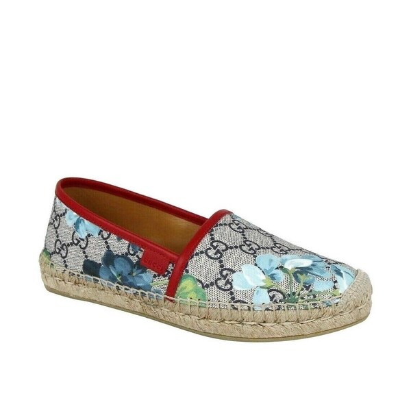 gucci espadrilles blue blooms