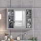 preview thumbnail 9 of 143, 36'' Bathroom Vanity with Top Sink, Freestanding Vanity Set with Mirror Cabinet