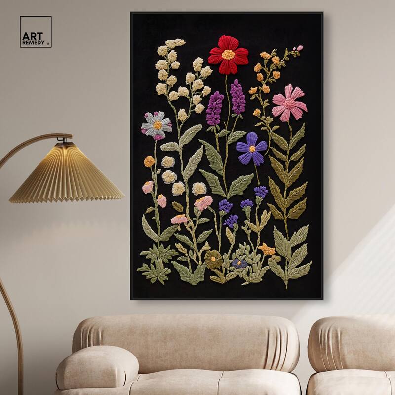 Fiber Flora on Fathomless Canvas by Art Remedy