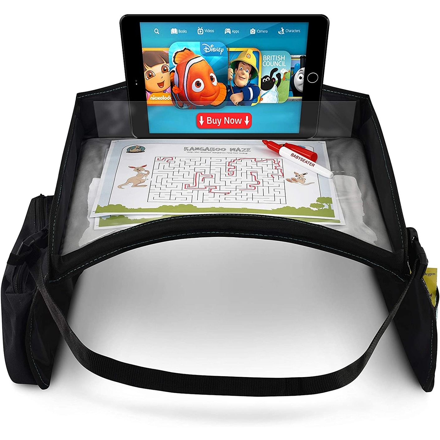 https://ak1.ostkcdn.com/images/products/is/images/direct/d6c7ee94657f180e9243ce20d2d1e22ec9a661df/BABYSEATER-Kids-Travel-Tray-w-Markers-Dry-Erase-Board---Car-Seat-Tray.jpg