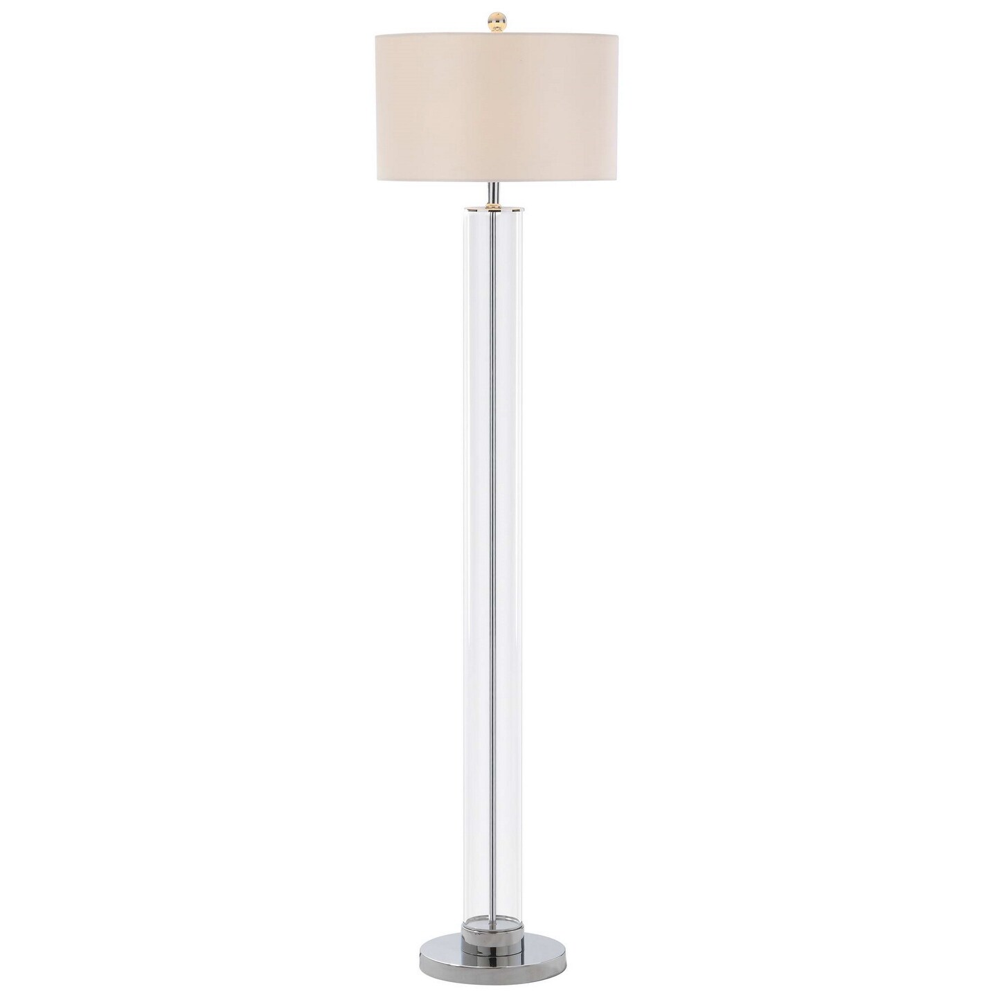 Safavieh Lighting 64 Inch Lovato Chrome Led Floor Lamp 15 X 15 X 64 Overstock 23614776