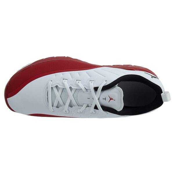 Shop Nike Jordan Trainer Prime Bg Boys Basketball Shoes 881462 120 6 5y White Black Gym Red Black Overstock 25593079
