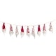 preview thumbnail 2 of 3, Plush Mini Gnomes with Knitted Hats Christmas Garland - 4.25'