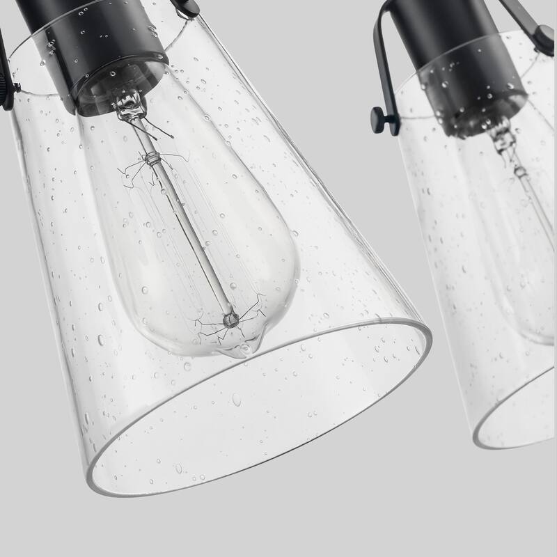 Modern Vanity Light Wall Mount Sconces with Glass Shade