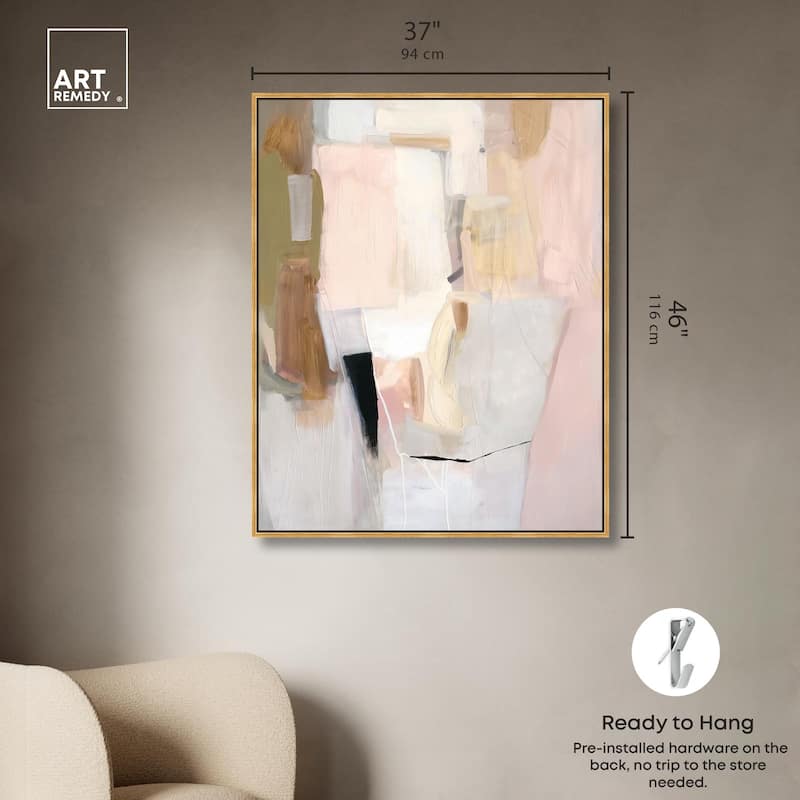 Pigment Flow II Canvas by Art Remedy