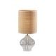preview thumbnail 5 of 3, Emma Table Lamp Smoked Glass