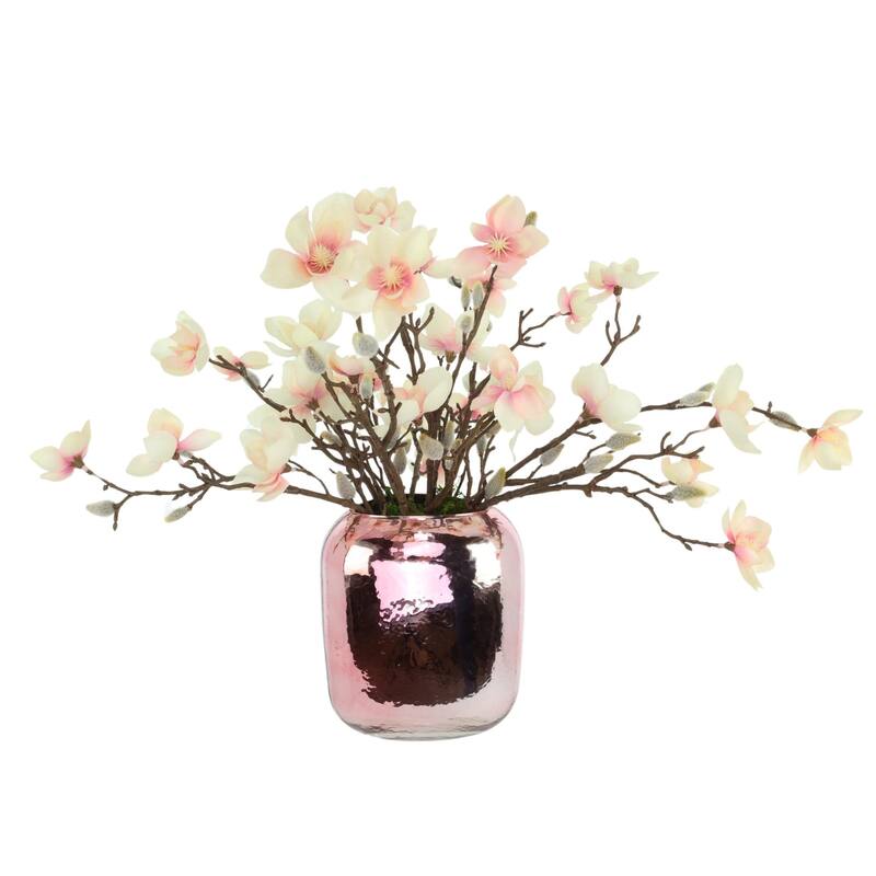 Modern Butterfly Magnolia Arrangement