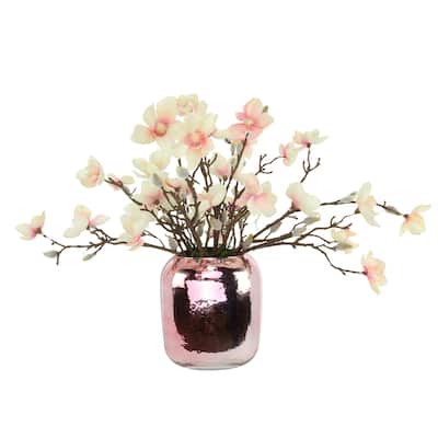Modern Butterfly Magnolia Arrangement