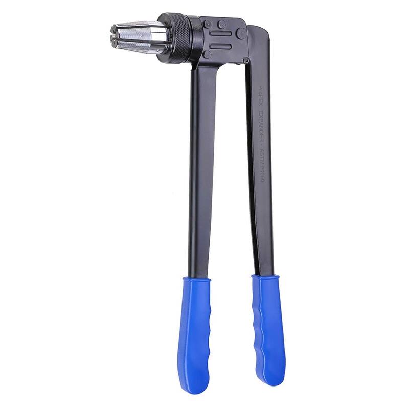 PEX Expansion Tool Kit Tube Expander w/ 1/2" 3/4” 1” Expander Heads Carry Case - One-size