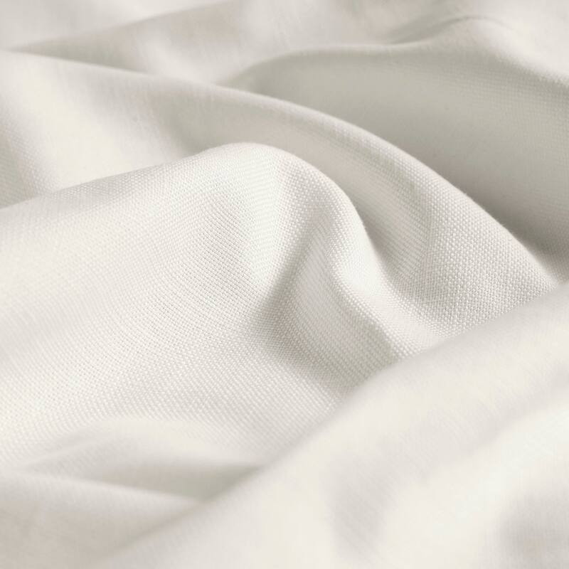 Exclusive Fabrics Bordered Textured Cotton Curtains For Bedroom & Living Room Curtains - Single Panel Drapes