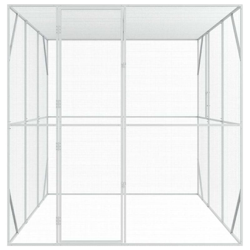 vidaXL Bird Cage Anthracite Galvanized steel