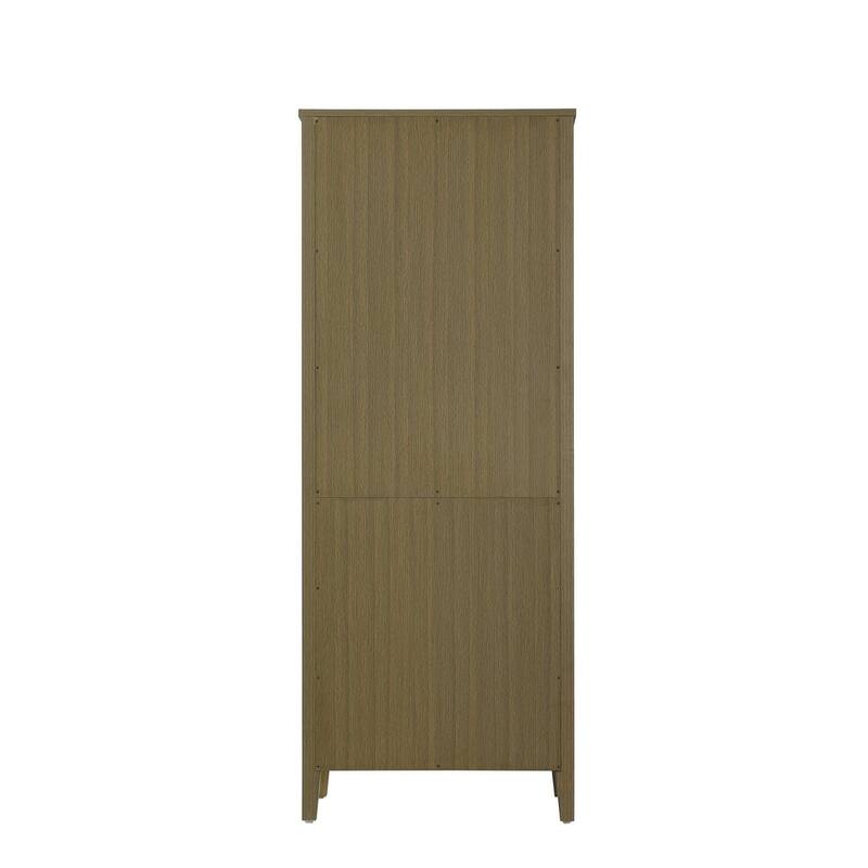 Laura 16-28 Inch Open Shelving Bath Storage Cabinet