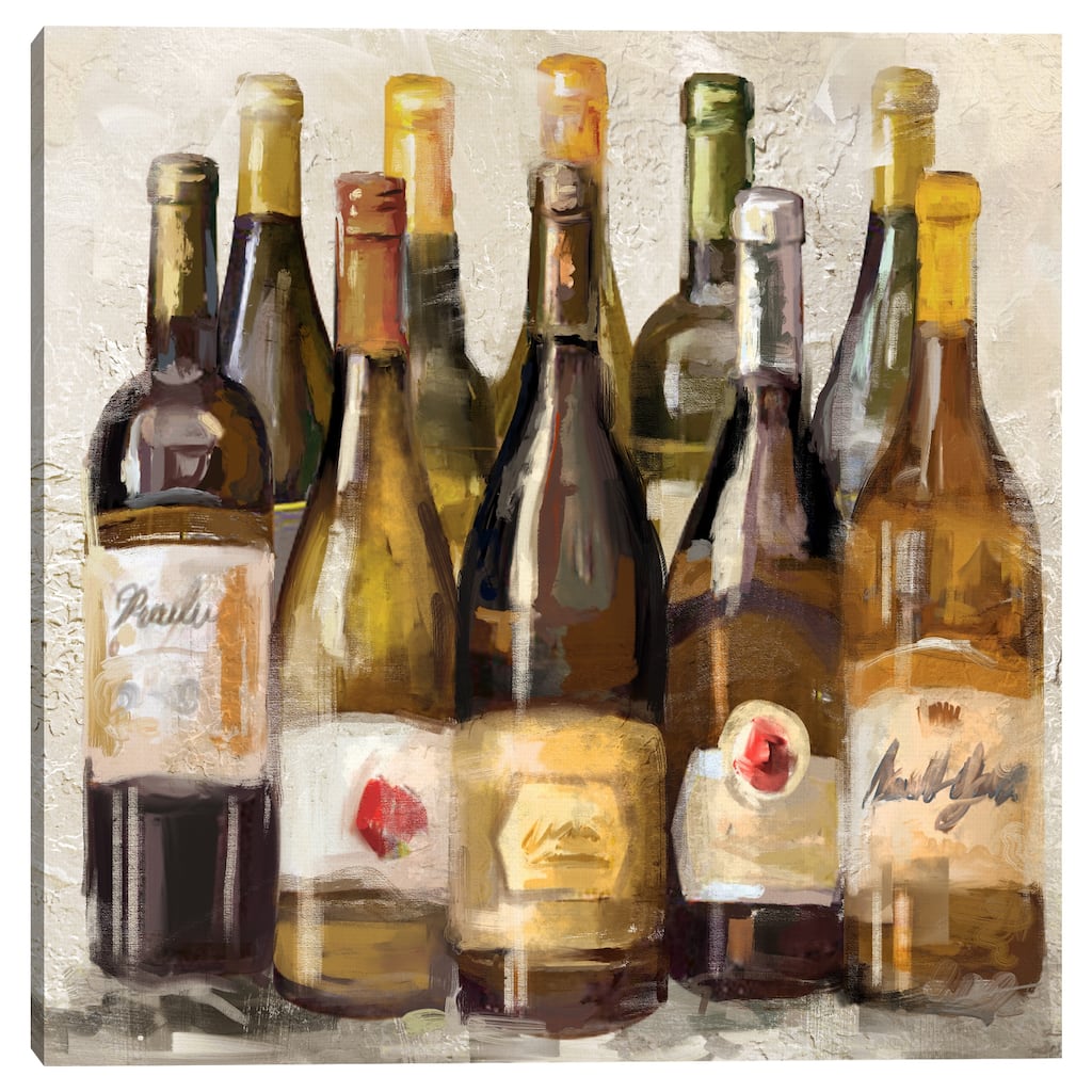 Vinology III by Studio Arts Canvas Art Print