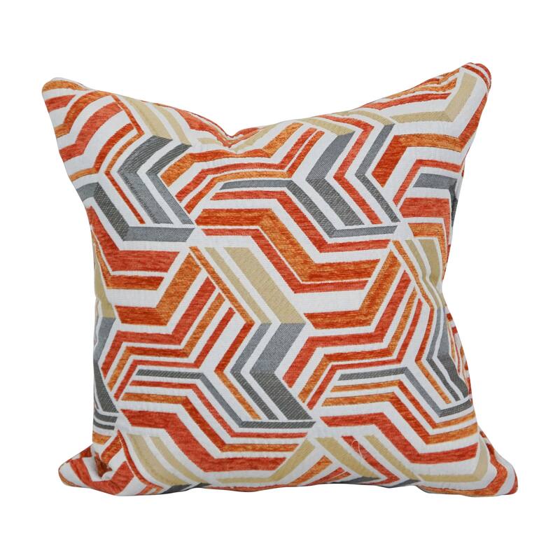 Blazing Needles 17-inch Square Throw Pillows (Set of 2)