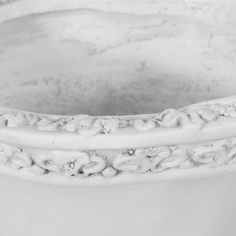 Delphine Roman Chalice Lightweight Concrete Planter by Christopher Knight Home